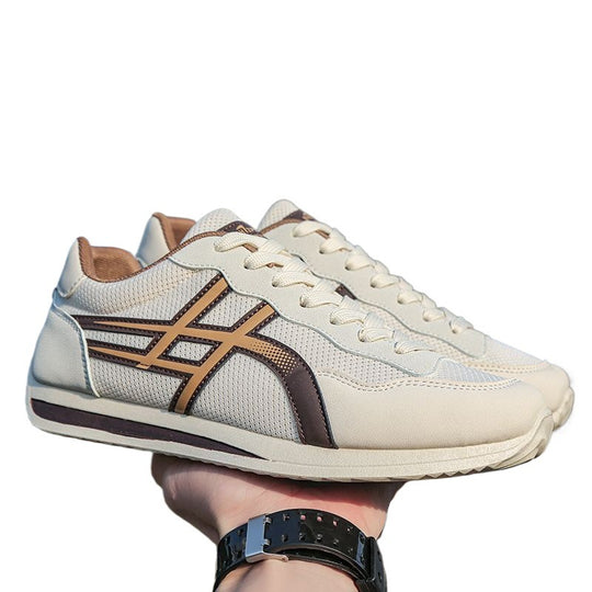 Damen Modische Sneakers mit atmungsaktiver Mesh-Oberfläche und federnder Sohle EB