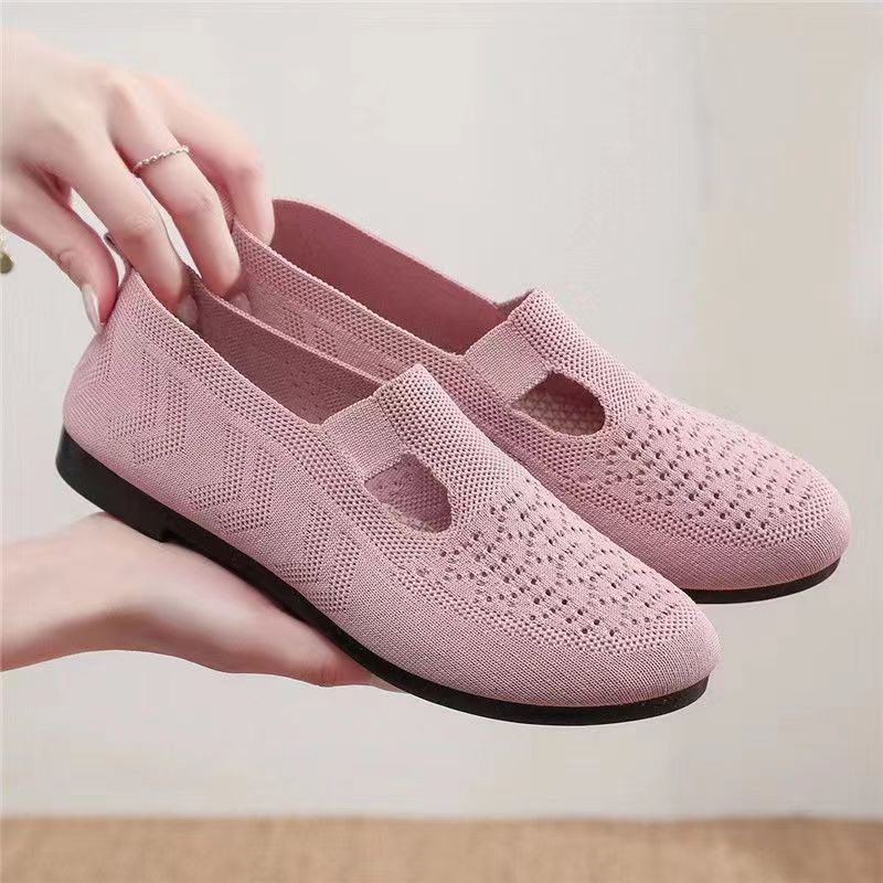 Damen Komfortable Ballerinas mit atmungsaktivem Design EB
