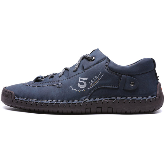 Damen bequeme Freizeitschuhe aus hochwertigem Leder mit rutschfester Sohle EB