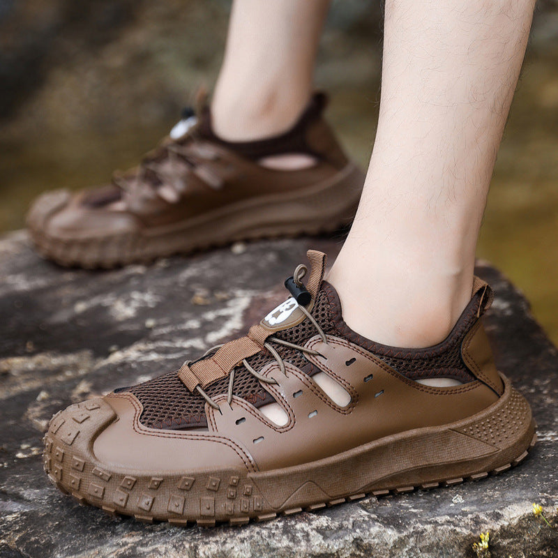 Damen Wasserdichte Freizeit-Schuhe mit rutschfester Sohle und atmungsaktivem Mesh-Obermaterial EB