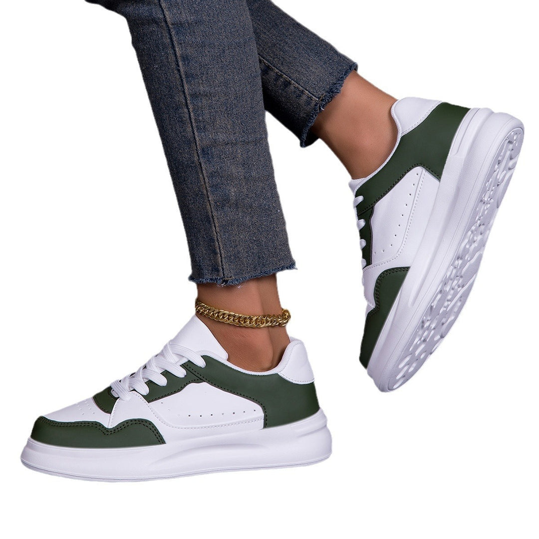 Damen Sneakers mit kontrastierenden Farbakzenten und dämpfender Sohle EB
