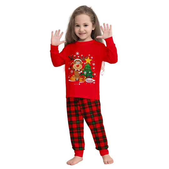 EB | Rudolf's Süße Weihnachts-Pyjamas Rot Herren