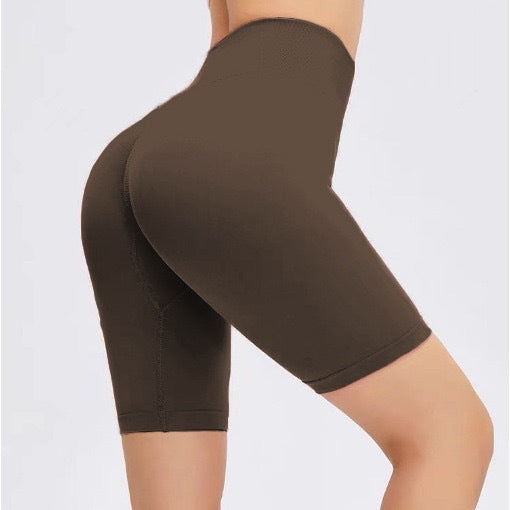Damen Figurbetonte Radlerhosen mit super elastischem Material EB
