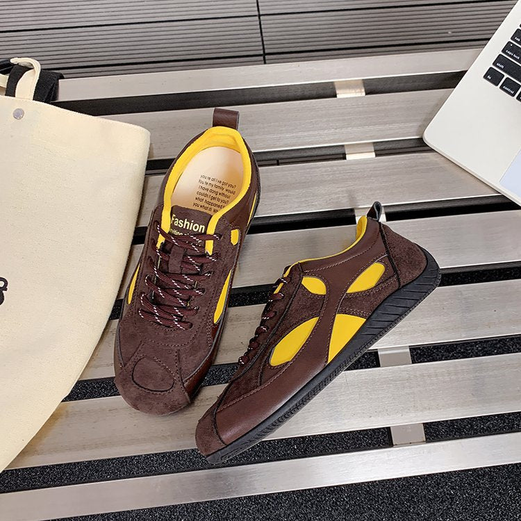 Damen sportliche Freizeit-Sneaker mit atmungsaktiver Obermaterialstruktur und gepolsterter Innensohle EB