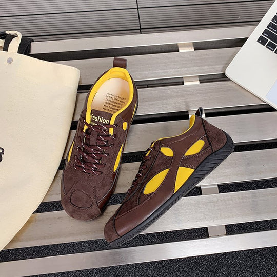 Damen sportliche Freizeit-Sneaker mit atmungsaktiver Obermaterialstruktur und gepolsterter Innensohle EB