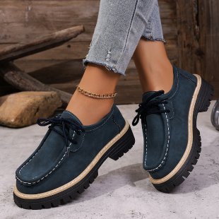 Damen Bequeme Mokassins mit robustem Profil EB