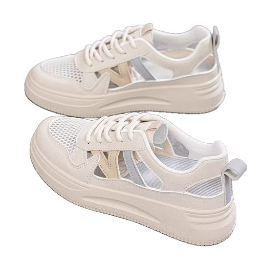 Damen Atmungsaktive Chunky Sneakers mit modischem Cut-Out-Design EB