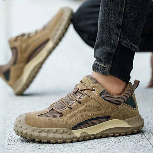 Herren Sportliche Wanderschuhe mit rutschfester Sohle und atmungsaktivem Obermaterial EB