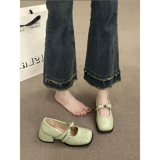 Damen elegante Schnürschuhe mit modischen Strassverzierungen EB