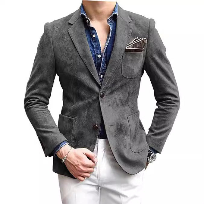 Herren Elegant strukturierter Blazer EB