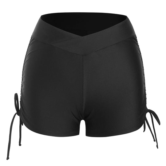 Damen Sportliche Badeshorts mit praktischer Raffung EB