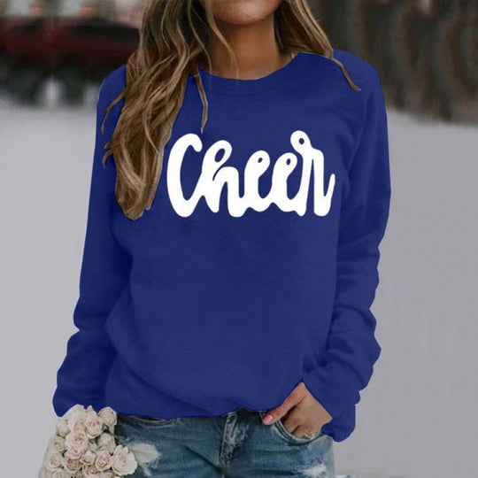 Damen Sweatshirt mit originellem Schriftzug EB