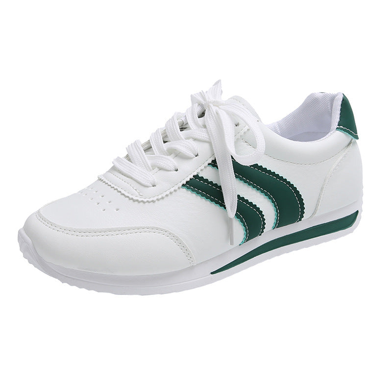 Damen Sportliche Sneakers mit klassischem Design und atmungsaktiver Oberflächenstruktur EB