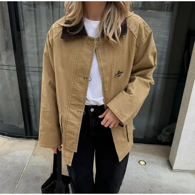 Damen Komfortable Baumwolljacke EB