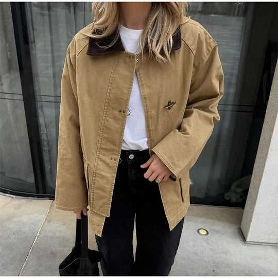Damen Komfortable Baumwolljacke EB