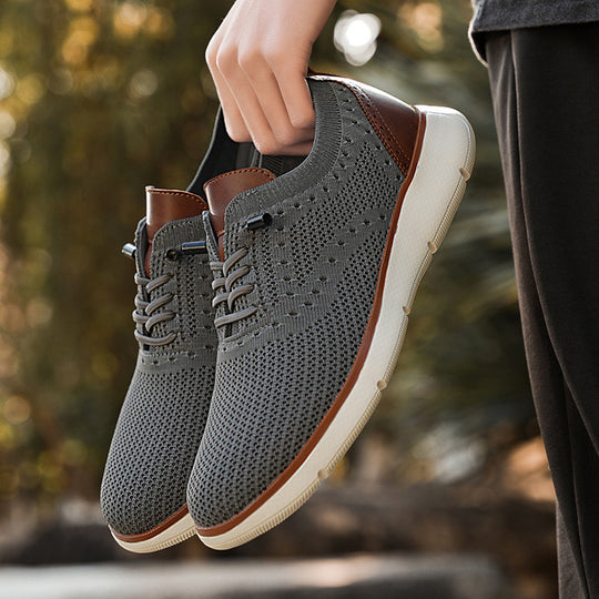 Damen sportliche atmungsaktive Sneakers mit innovativem Schnellschnürsystem EB