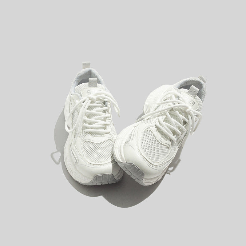 Damen Sportliche Sneakers mit atmungsaktiver Mesh-Oberfläche und gepolsterter Sohlenstruktur EB