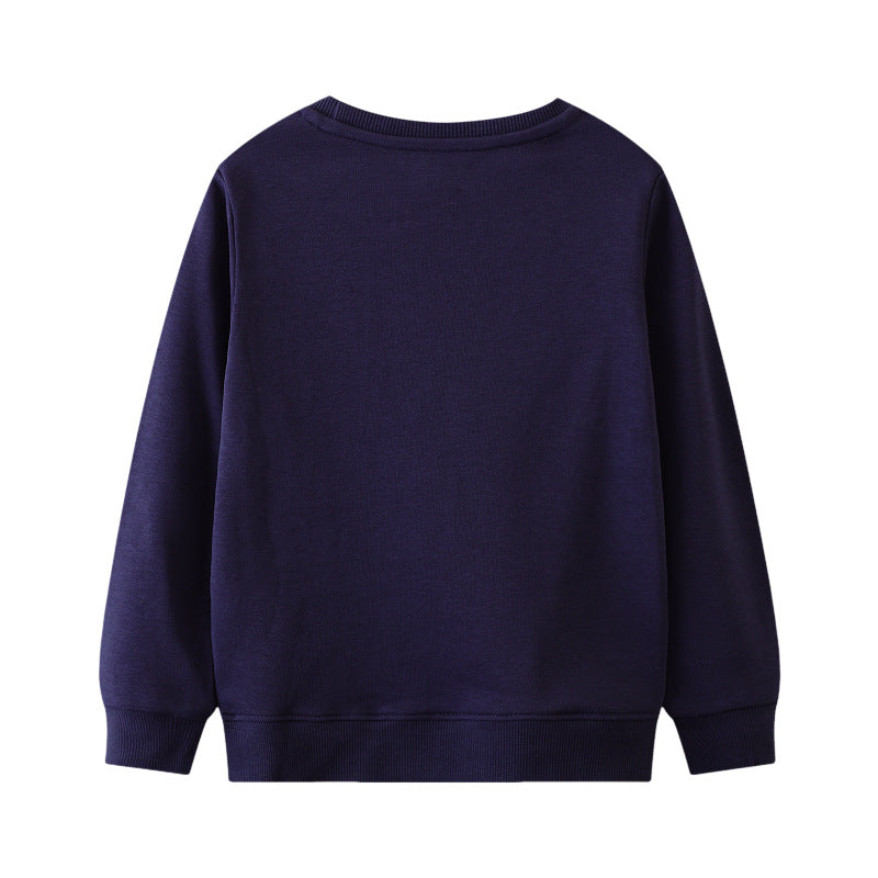 Jungen Sweatshirt mit lustigem Dinosaurier- und Weltraumdesign EB