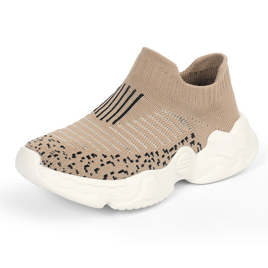 Damen Stretch Sneaker mit rutschfester Sohle und atmungsaktivem Obermaterial EB
