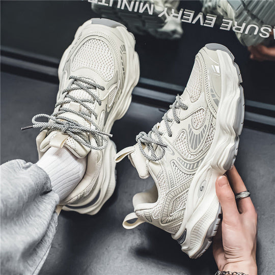 Damen sportliche Multisport Sneakers mit atmungsaktiver Oberflächenstruktur und dämpfender Sohle EB