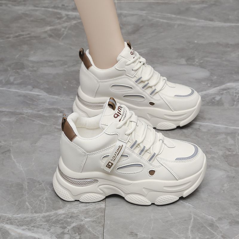 Damen Sportliche Chunky Sneakers mit atmungsaktiver Obermaterialkombination EB