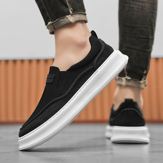 Damen bequeme Slip-On Sneakers mit ergonomischer Laufsohle EB