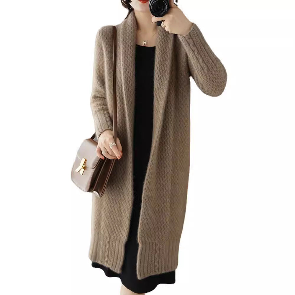 Damen Strickjacke mit hochwertiger Textur und elegantem Design EB