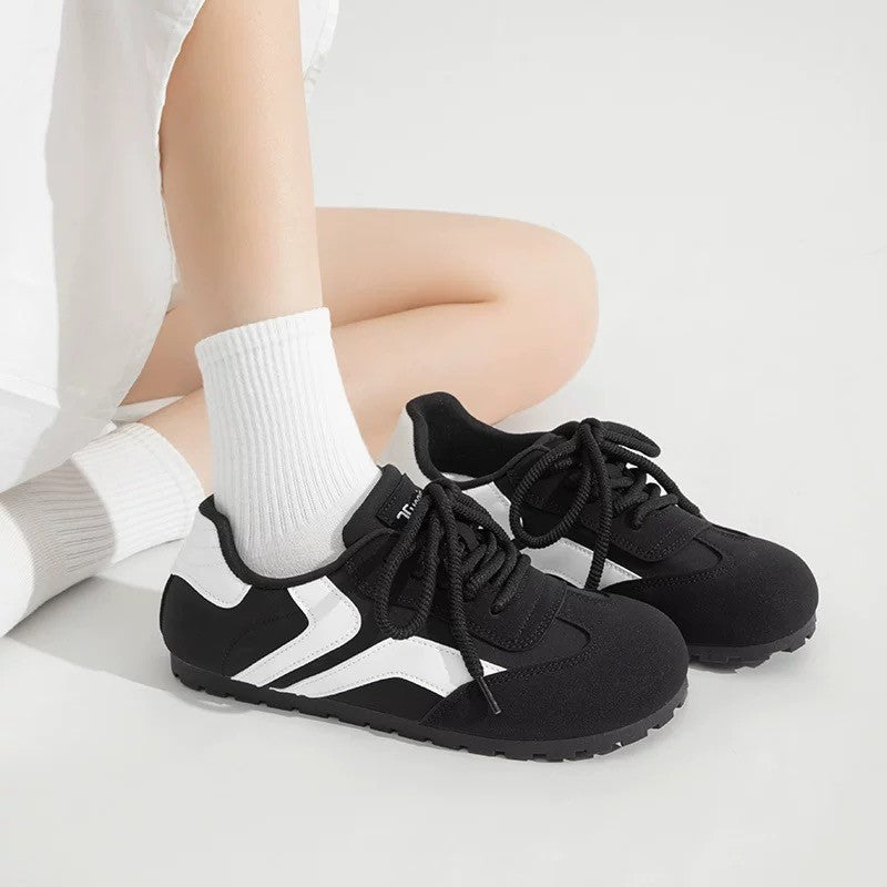 Damen Sportliche Freizeit-Sneaker mit atmungsaktiver Oberflächenstruktur EB