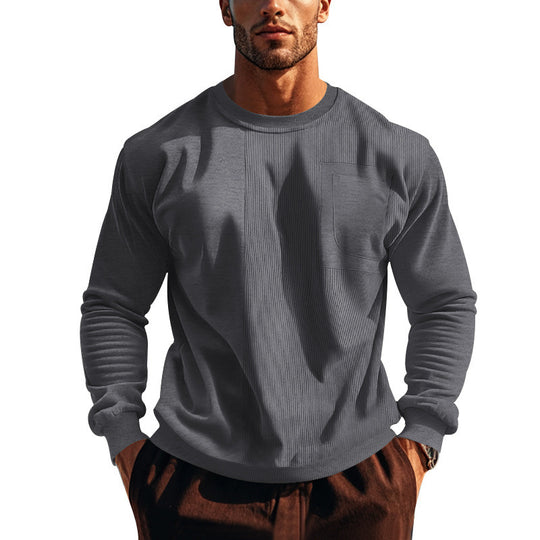 Herren Sweatshirt mit strukturierter Front EB