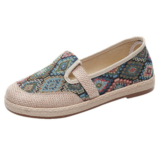 Damen Bequeme und stilvolle Stoffslipper EB