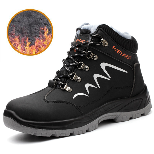Sicherheit Ankle Schuhe Anti-smashing Stahl Kappe Kappe Stiefel Männer Bau Arbeit stiefel EB