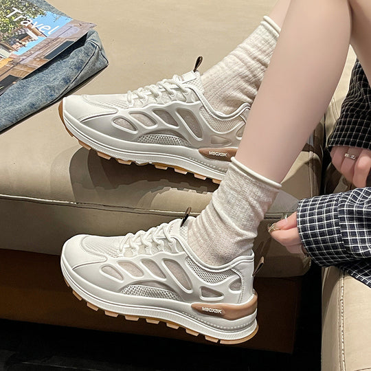 Damen Sportliche Laufschuhe mit atmungsaktiver Mesh-Konstruktion und dämpfender Sohle EB