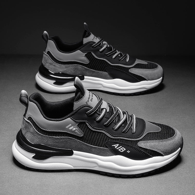 Damen Modische Sneaker mit dämpfender Sohle und atmungsaktivem Mesh-Obermaterial EB