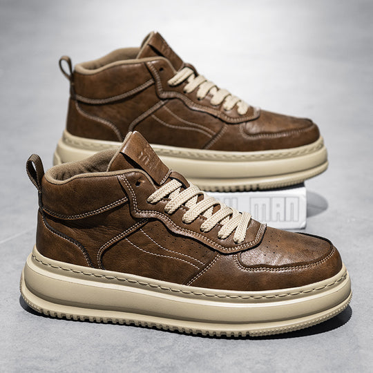 Herren modische high-top Sneakers mit weichem Innenfutter und stabiler Sohle EB