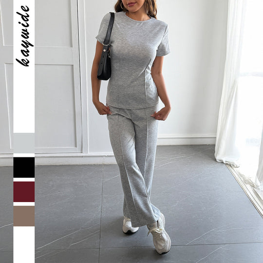 Damen Sportliches Lounge-Set mit modernem Schnitt und seitlichen Taschen EB