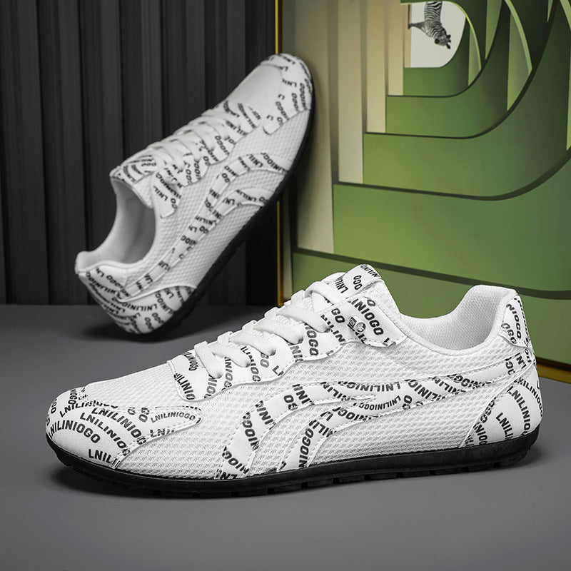 Damen Sportliche Sneakers mit atmungsaktiven Mesh-Obermaterial und rutschfester Sohle EB