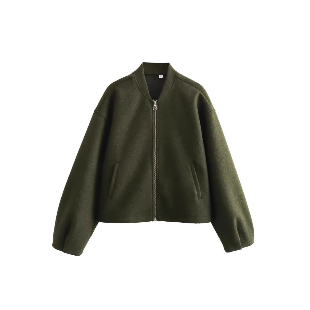 Damen lässige Steppjacke mit modernem Schnitt und praktischen Taschen EB