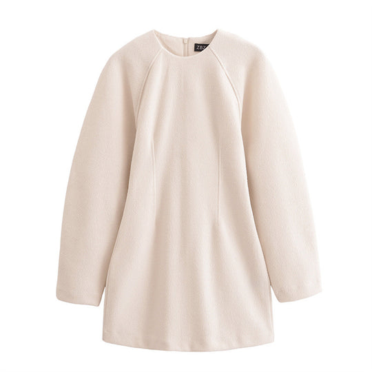 Damen Teddyfell Kleid EB