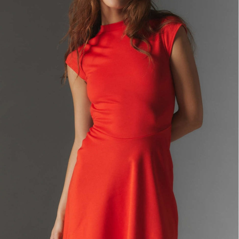 Damen Elegantes und figurbetontes Freizeitkleid EB
