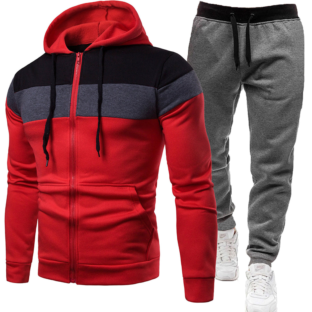 Herren nan zweiteiliges Freizeit-Jogginganzug-Set EB