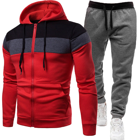 Herren nan zweiteiliges Freizeit-Jogginganzug-Set EB