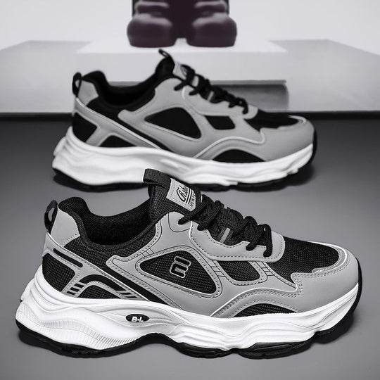 Damen Sportliche Sneakers mit dämpfender Sohle und atmungsaktiver Mesh-Oberfläche EB