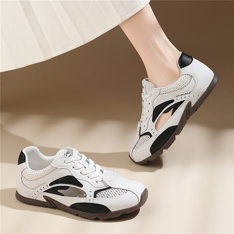 Damen Sportliche Mesh-Laufschuhe mit atmungsaktiven Einsätzen EB