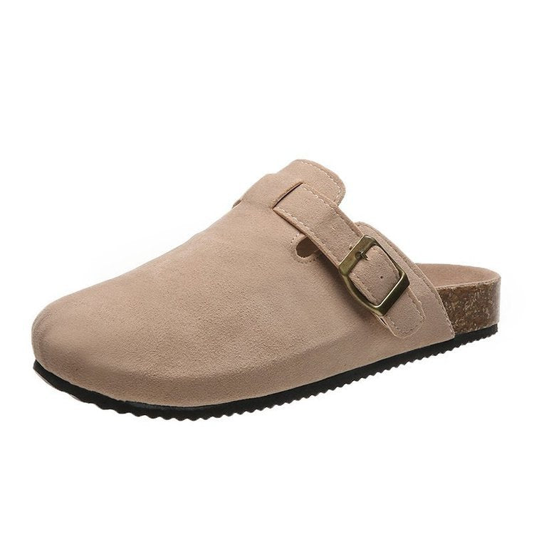 Damen Clogs mit modischem Riemchendesign und anatomischem Fußbett EB