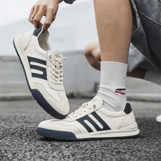 Damen Sportliche Sneakers mit atmungsaktiver Oberflächenstruktur und robustem Design EB