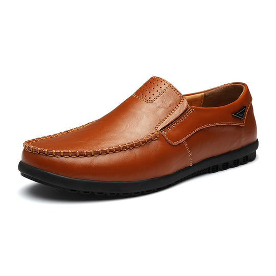 Herren Elegante Mokassins mit elastischem Einstieg und rutschfester Sohle EB