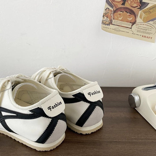 Damen Modische Sneakers im Retro-Look mit atmungsaktiver Obermaterialkombination EB