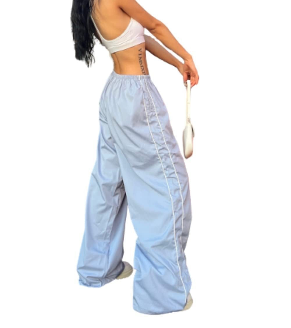 Damen Sportliche High-Waist Freizehhosen EB