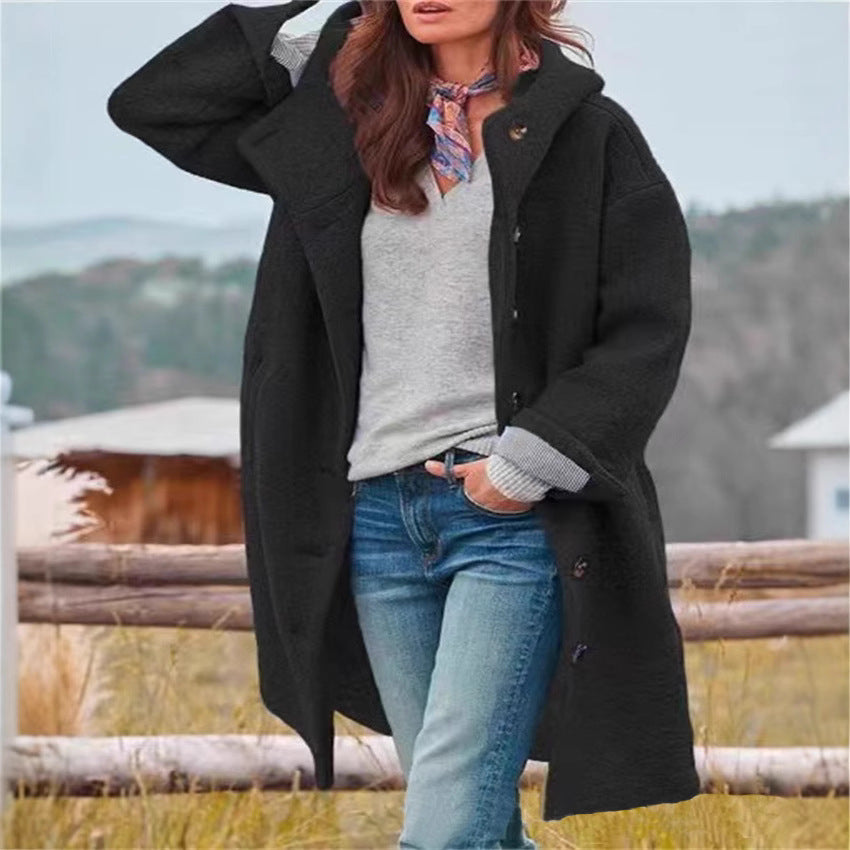 Damen oversized Freizeitmantel mit modischem Schnitt EB