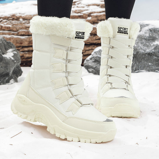 Damen Wetterfeste Winterstiefel mit isolierendem Innenfutter und rutschfester Sohle EB